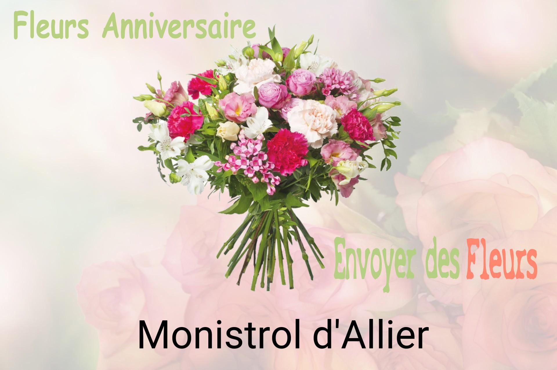 Bouquet de fleurs d’anniversaire livré à Monistrol-d'Allier